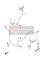 Flexible de frein arrière (UH200 P53)